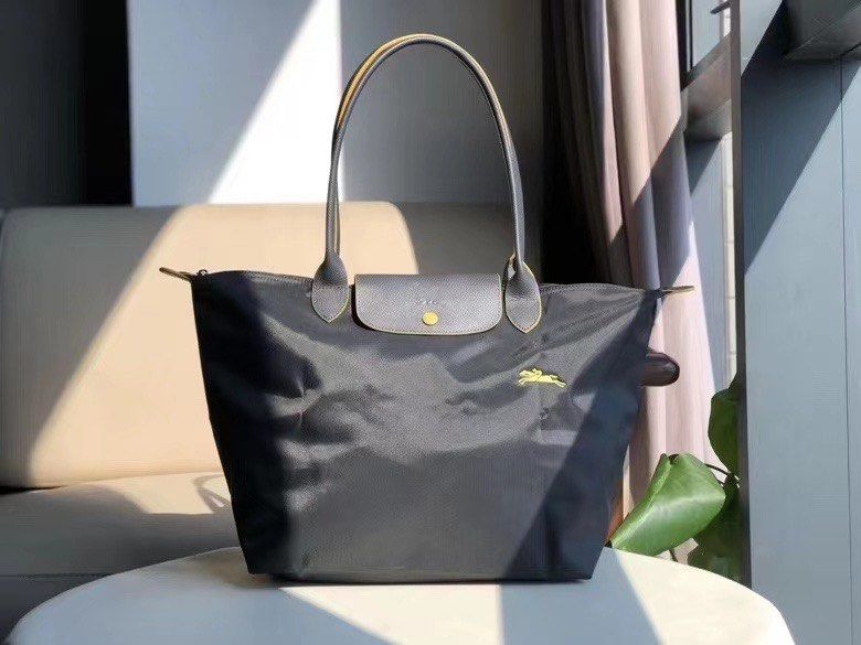 Longchamp le hotsell pliage large gunmetal