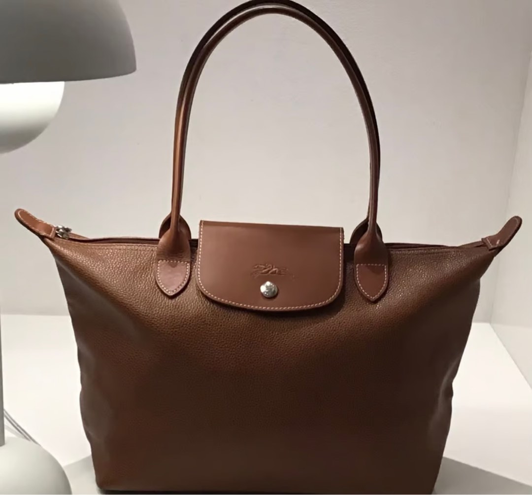 Longchamp Leather Bag, Luxury, Bags & Wallets on Carousell