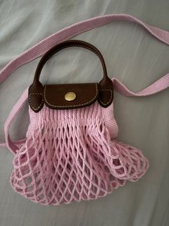 Le Pliage Filet L Mesh bag Pink - Canvas (10121HVH018)