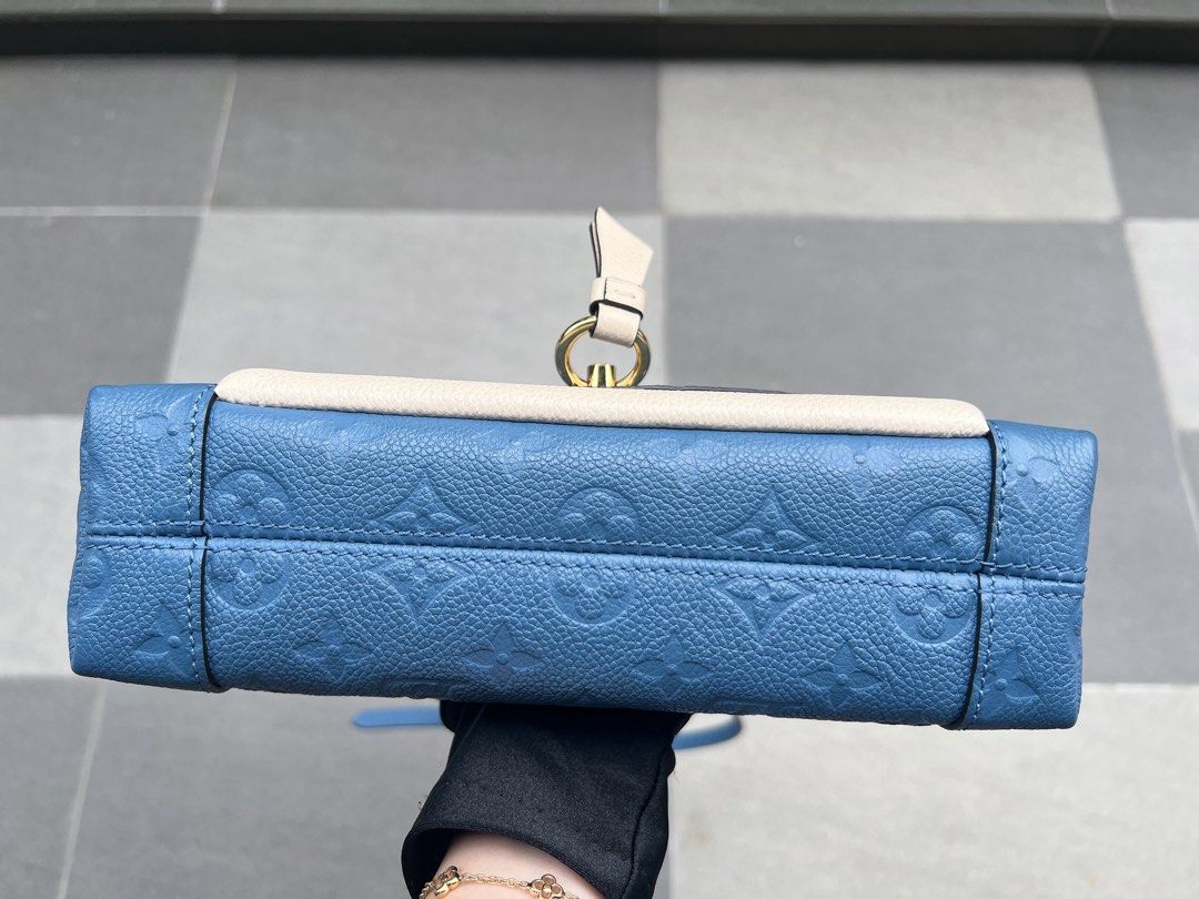 Louis Vuitton Monogram Empreinte Blanche BB - Blue Shoulder Bags