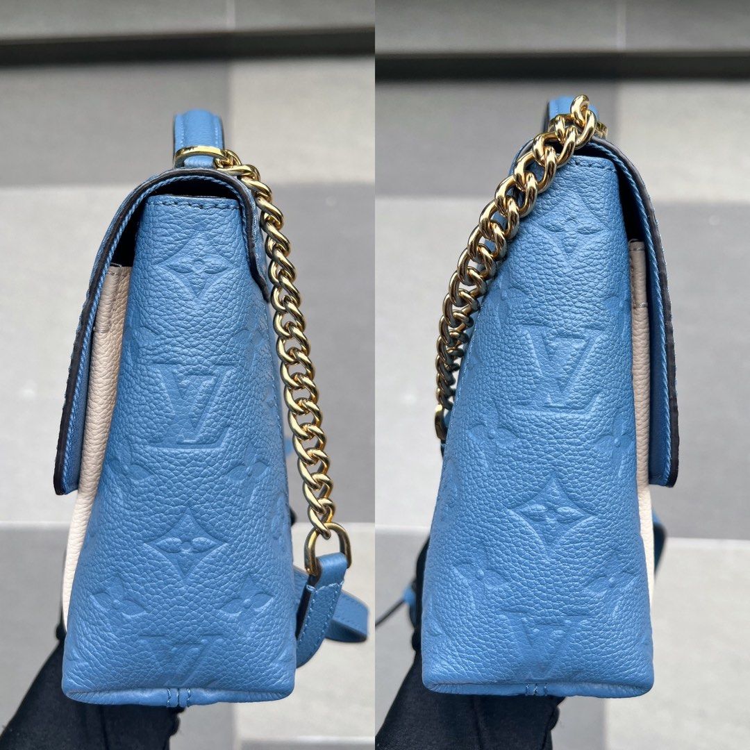 Louis Vuitton Empreinte Blanche Bb Denim Creme