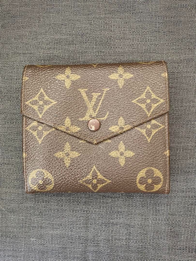 Louis Vuitton Brown Monogram Elise Snap Double Sided Square