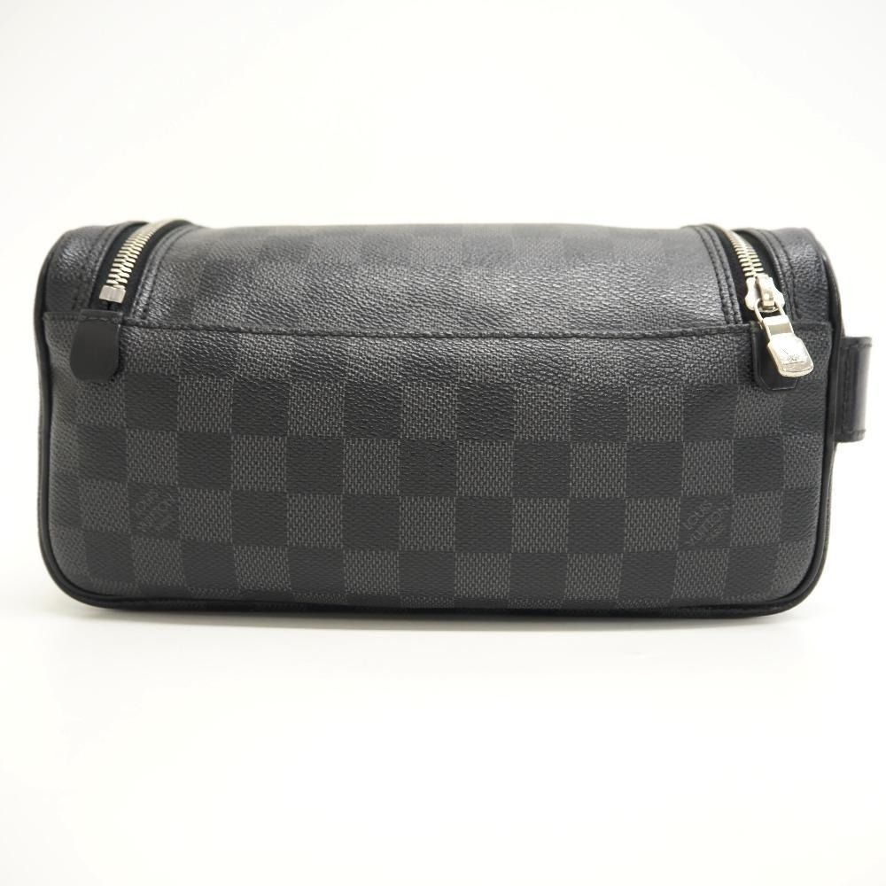 Authentic LOUIS VUITTON Damier Graphite Toilette pouch N47625