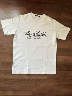 Louis Vuitton Side Strap T-Shirt White. Size L0