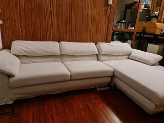 L sofa, reclining, washable covers