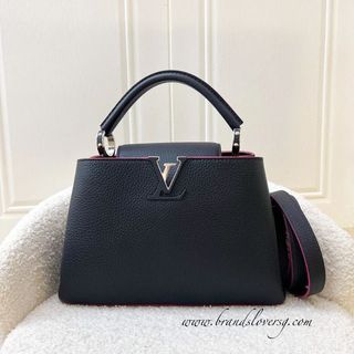 SOLD) LV Capucines BB Black Taurillon leather_Louis