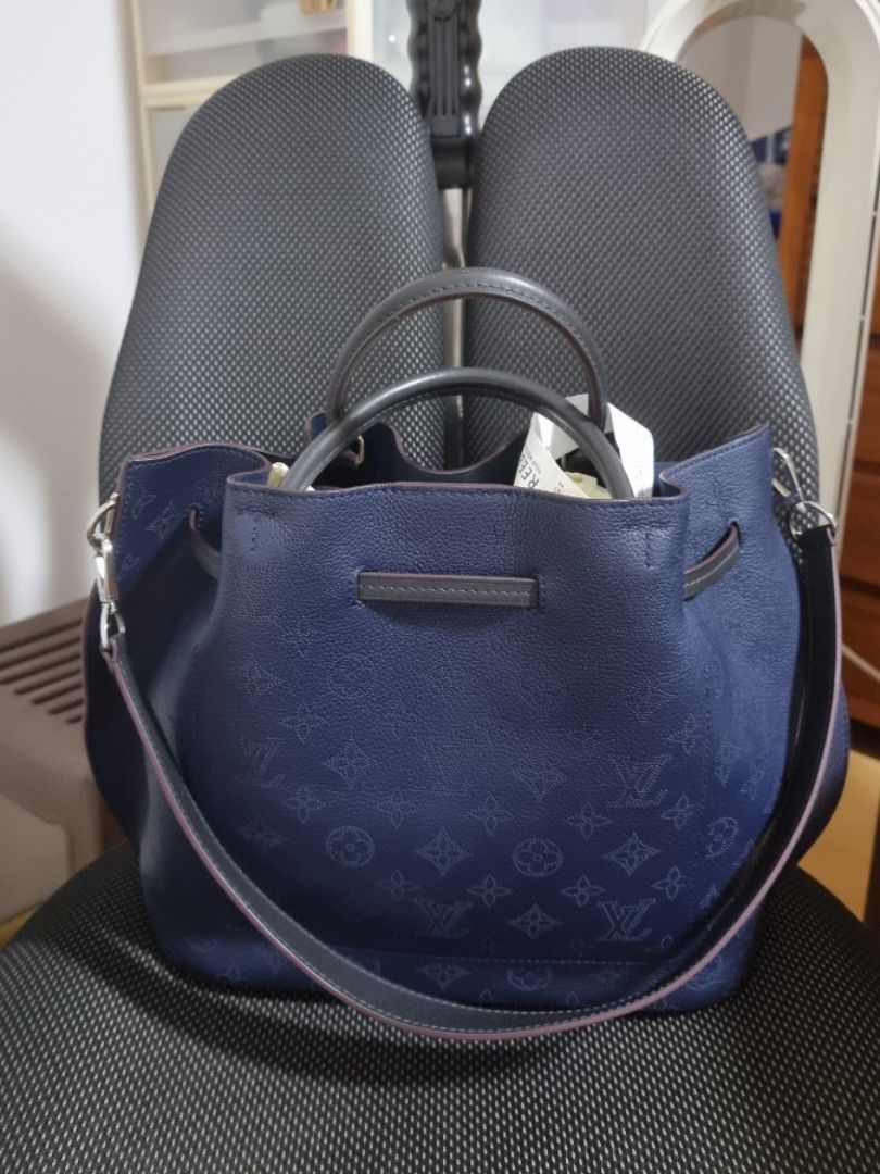 Louis Vuitton Girolata Noir Mahina Leather Bag, Luxury, Bags & Wallets on  Carousell