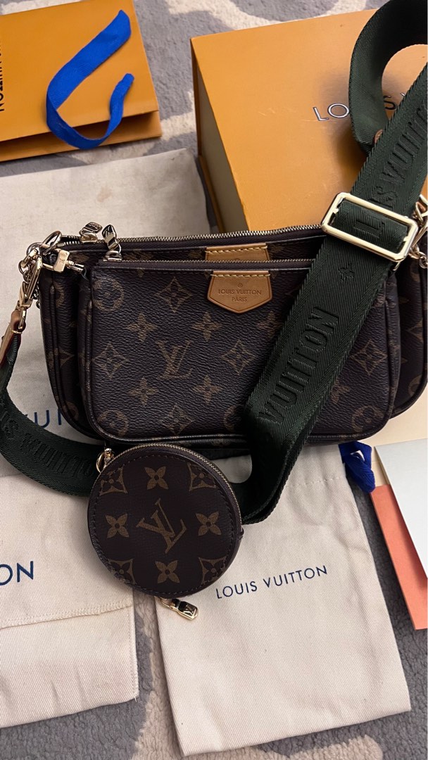 Louis Vuitton, Bags, Louis Vuitton Bicolor Monogram Empreinte Multi  Pochette Non Negotiable