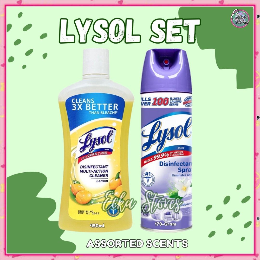 Lysol Disinfect And Multi Purpose Cleaner Bundle Sale, Furniture & Home