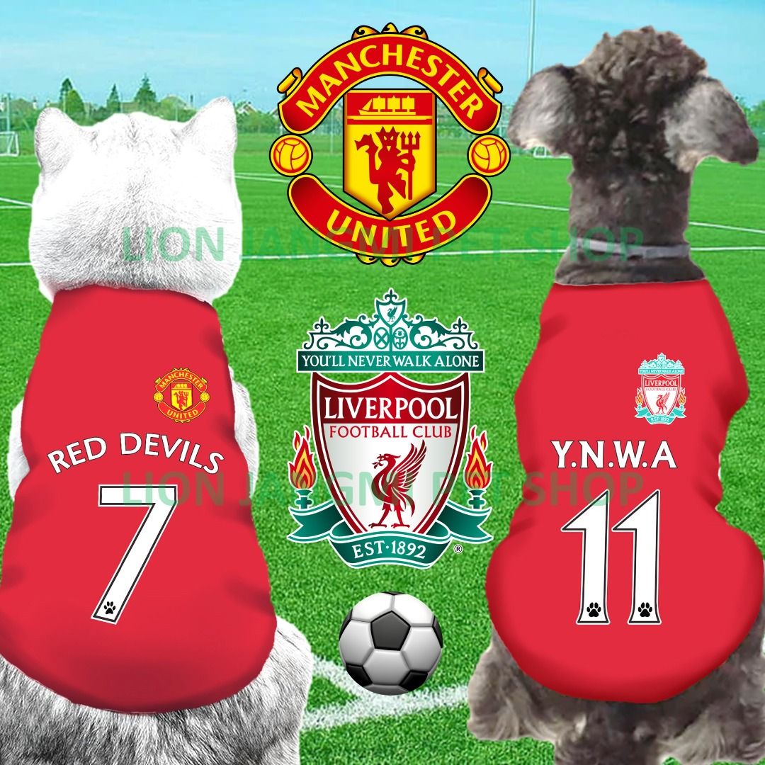 Man united dog shirt clearance