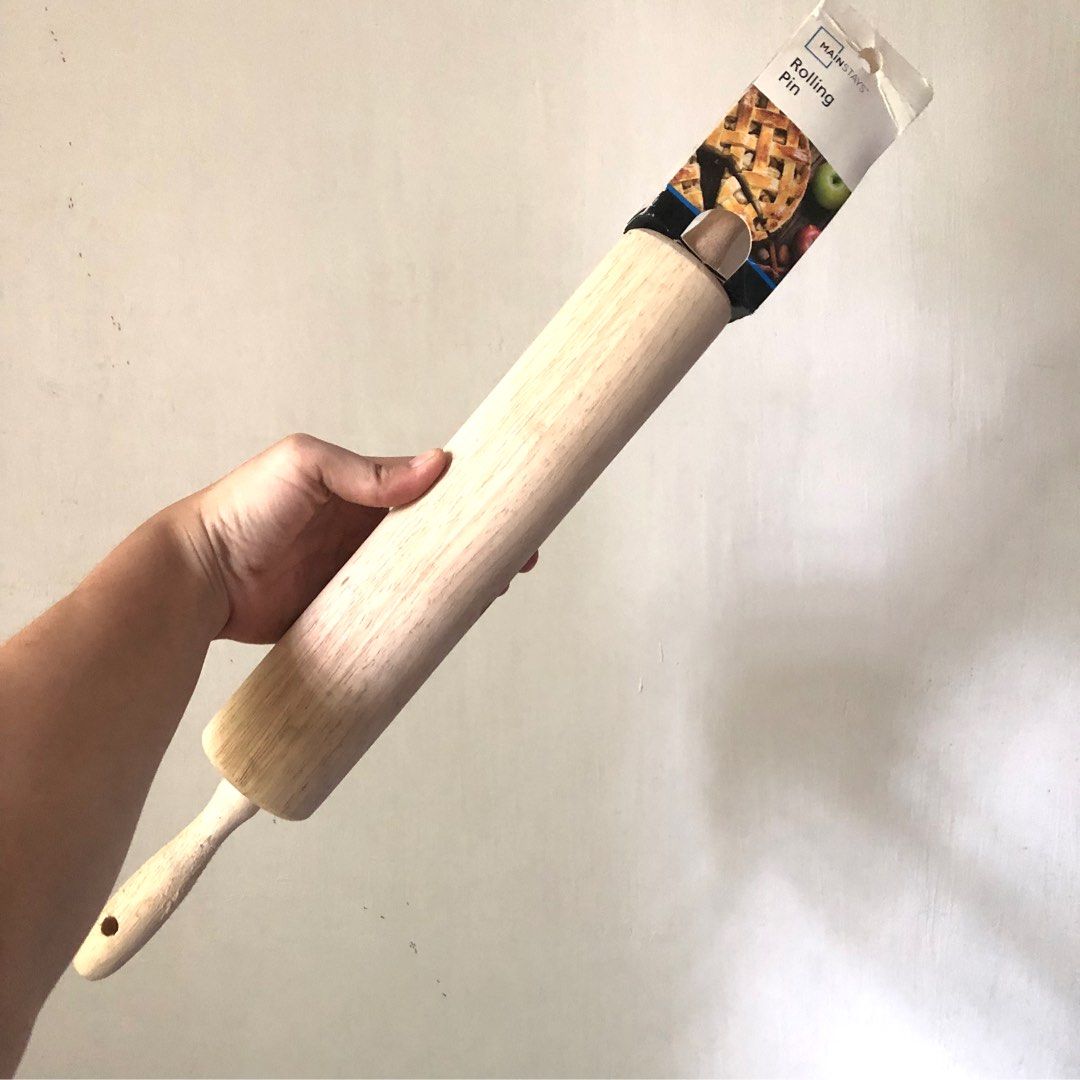 Mainstays Large Wooden Rolling Pin (Category: Bakeware) located in San Jose. Submitted by salt02 (Listing ID 1258269873, Image 1). Description: Bought in US pls refer to the photos for the size details.