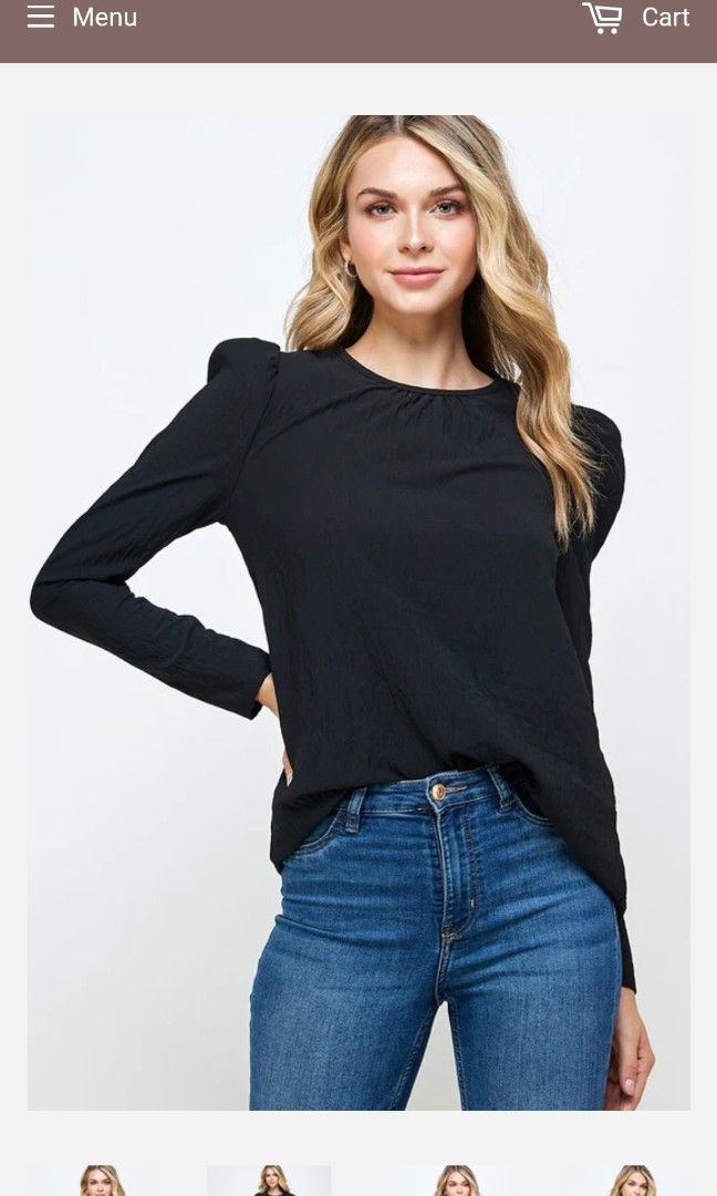 Mango Black Puffed Sleeves (Category: Longsleeves) located in Cebu City. Submitted by declutter_cebu (Listing ID 1258314538, Image 1). Description: Mango Black Puffed Sleeves (XSMALL) Brand new with tag Never worn Best fits up to Small built *some photos are for reference only. RFS: declutter Refrain from Haggling, please!.