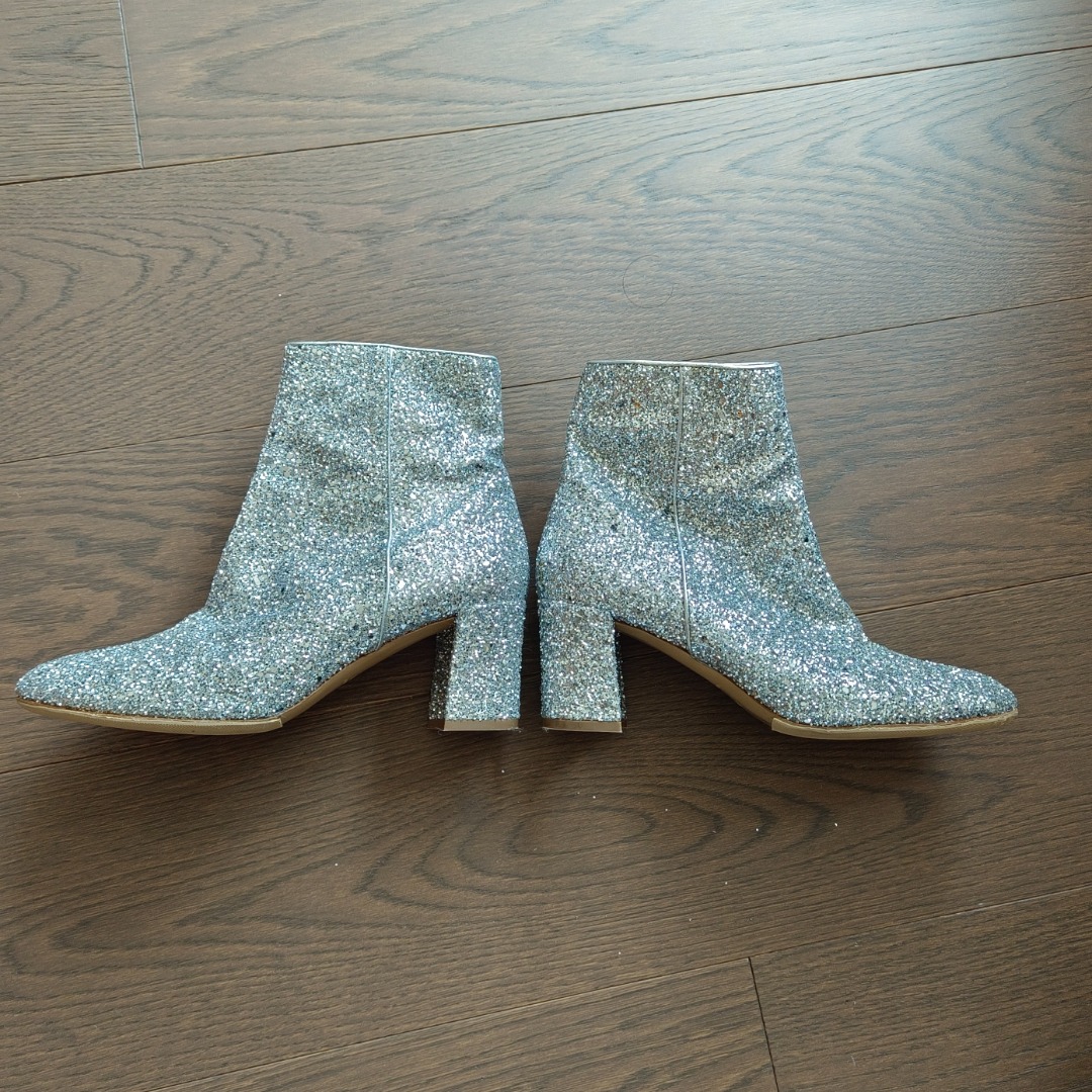 Mansur gavriel glitter boots shop