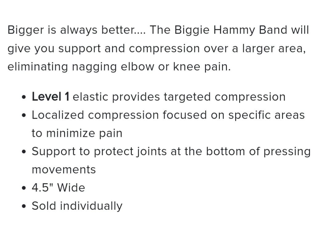 Hamstring Compression Band Mark Bell Sling Shot Biggie 14