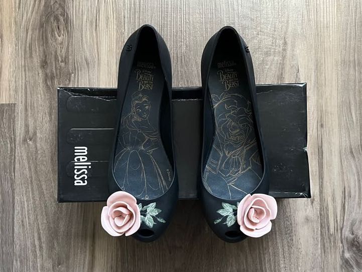 Melissa Ultragirl Beauty And The Beast Flats In Black Women s