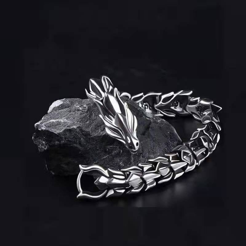 Mens top dragon bracelet