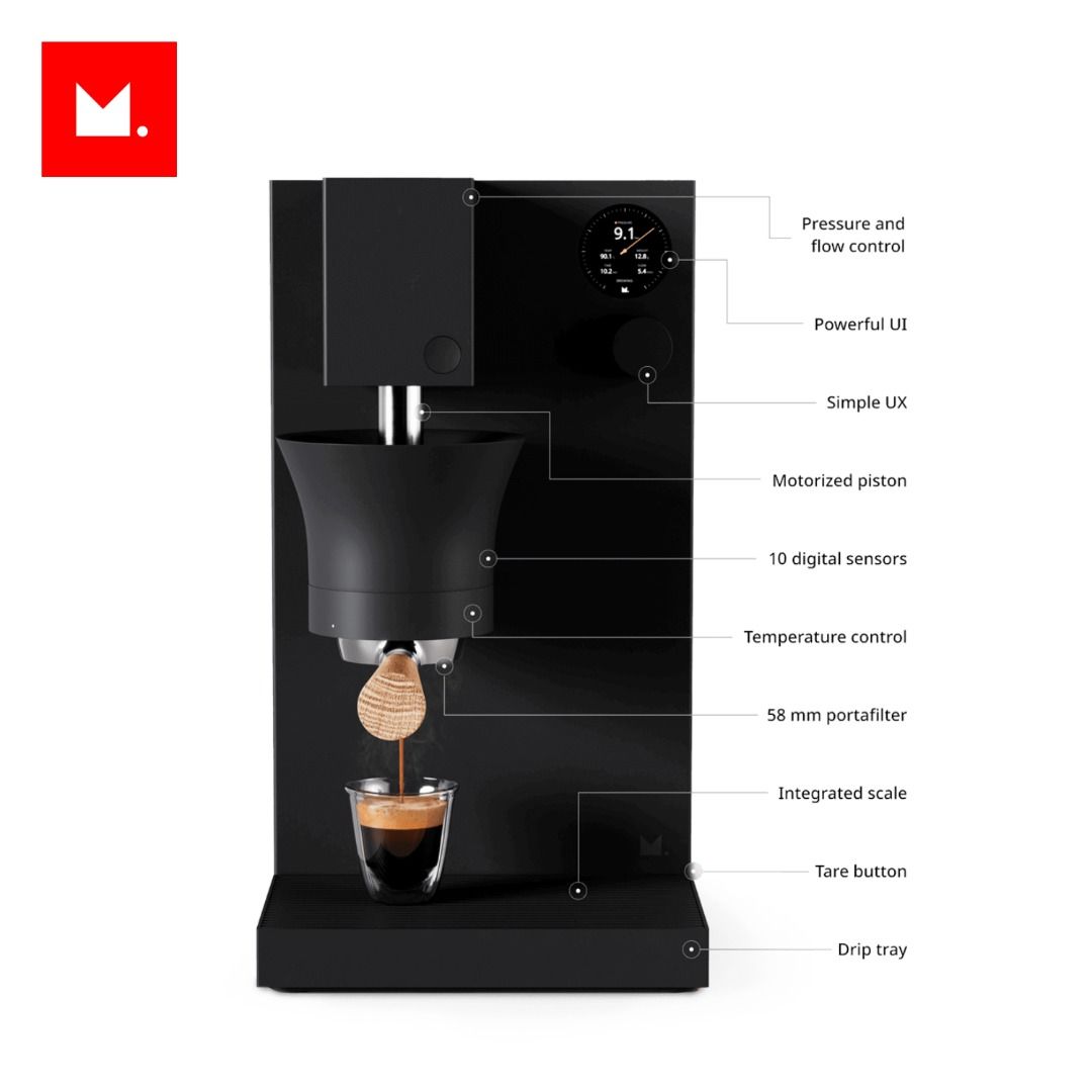 [PREORDER] Meticulous Home Espresso Machine V10 Model (Black/White), TV