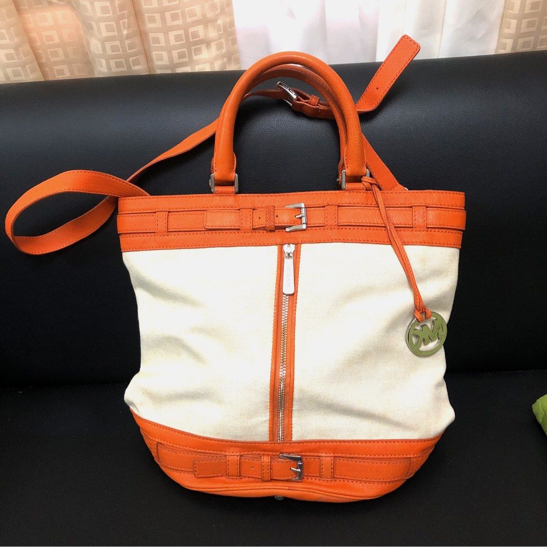 MK White Tote Bag, Luxury, Bags & Wallets on Carousell