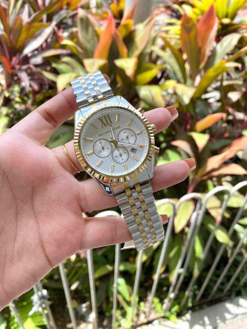 Michael kors lexington online two tone