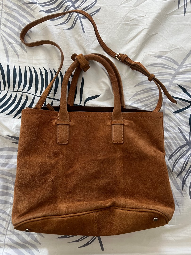MNG Mango Suede Bag