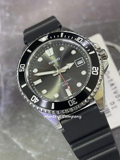 Montres Company香港註冊公司(30年老店) 卡西歐 CASIO 劍魚 水鬼 黑水鬼 槍魚 潛水款 Marlin submariner 50米防水 MDV MDV10 MDV-10 MDV-10-1 MDV-10-1A MDV-10-1A1 黑銀色 5款色均有現貨