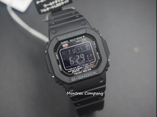 Montres Company 香港註冊公司(32年老店) 卡西歐 CASIO G-SHOCK 太陽能 光動能 Tough Solar MULTIBAND 6 六局電波 GW GWM5610 GWM5610U GW-M5610 GW-M5610U GW-M5610U-1B 全黑色 反顯 四款色均有現貨64239250951170110