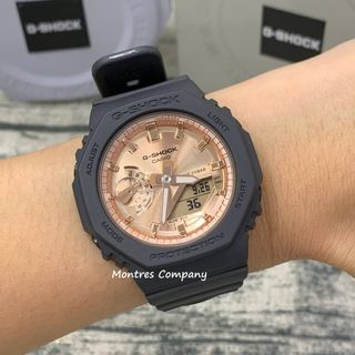 Montres Company 香港註冊公司(32年老店) 卡西歐 CASIO MINI G-SHOCK 防震 碳核心防護構造 200米防水 GMA GMAS GMAS2100 GMAS2100MD GMA-S2100 GMA-S2100MD GMA-S2100MD-1 GMA-S2100MD-1A 黑玫瑰金色 三款色均有現貨64226814853251110