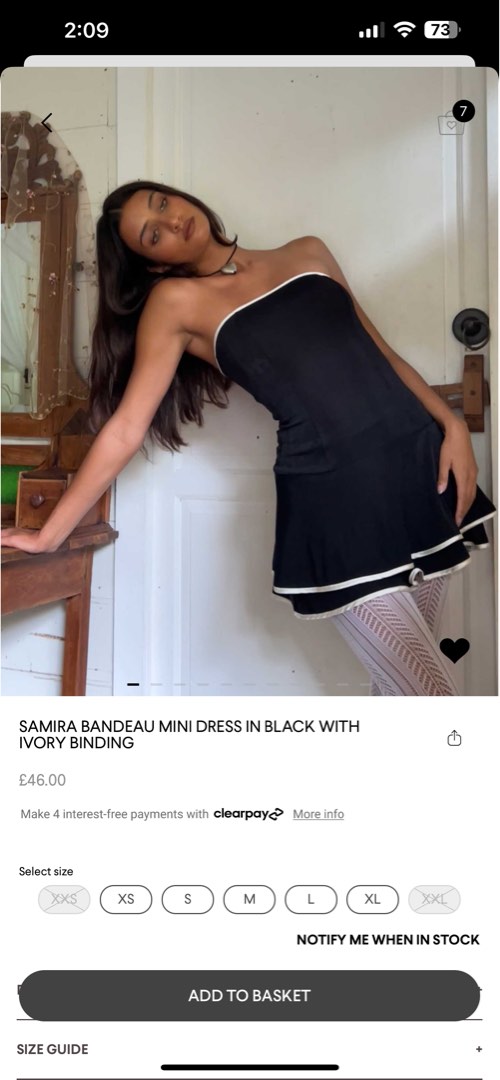 motel rocks samira bandeau mini dress, Women's Fashion, Dresses & Sets,  Dresses on Carousell