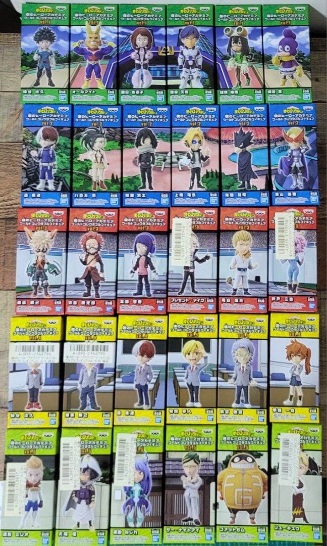 My Hero Academia WCF World Collectable Figure Complete Set Vol