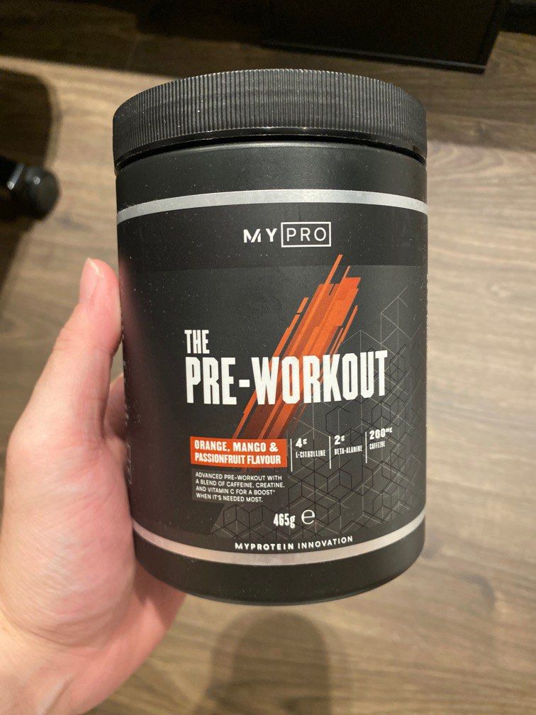 Myprotein pre workout, Health & Nutrition, Health Supplements, Sports
