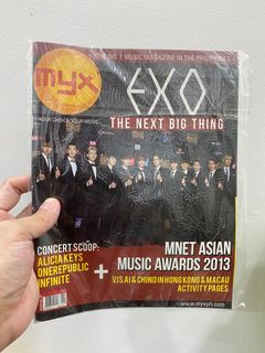 MYX Magazine EXO (K-Pop) and Parokya Ni Edgar - double cover - promotional copy - brand new/unread - ₱200