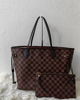 Louis Vuitton Damier Ebene Neverfull MM Graphite, Women's Fashion, Bags &  Wallets, Purses & Pouches on Carousell