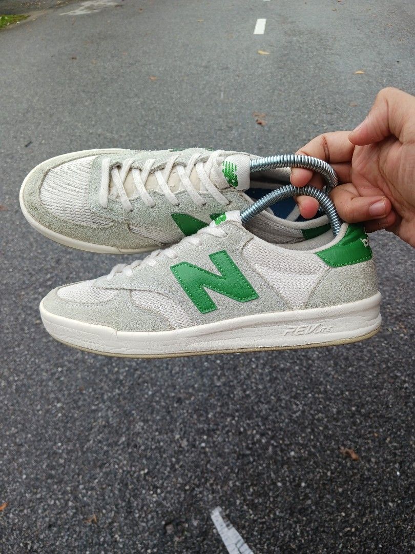 New balance 300 top white green