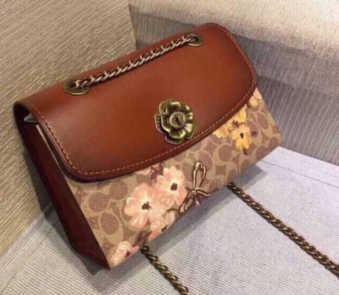 Parker in signature canvas with prairie floral print outlet