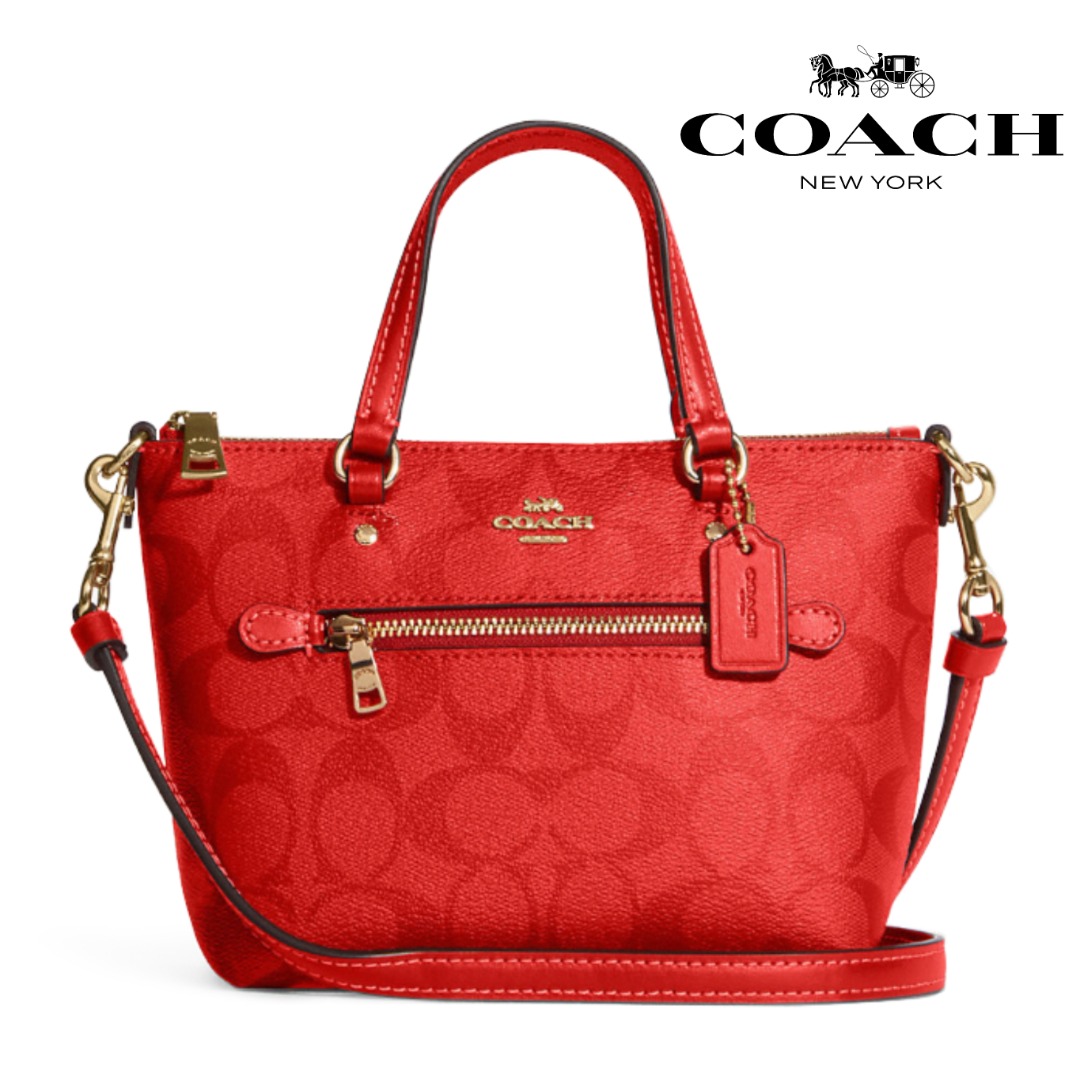 New Coach Original Red Signature Collection Coach MINI GALLERY ...