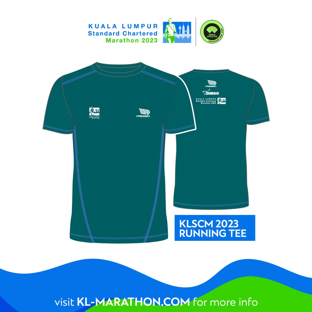 [NEW] Standard Chartered KL Marathon SCKLM 2023 Event Tee Size L