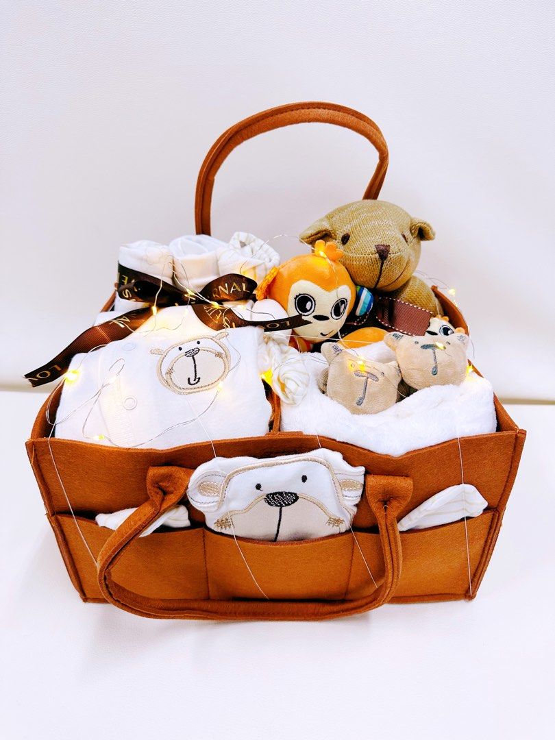 Diaper bag gift basket hot sale