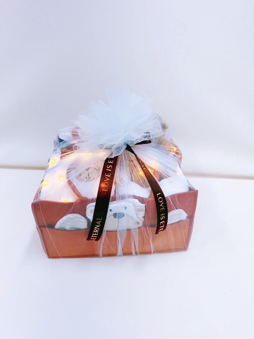 Newborn Baby Hamper Diaper Bag Gift Packages baby shower full month gift sets bling bling hamper 16pcs