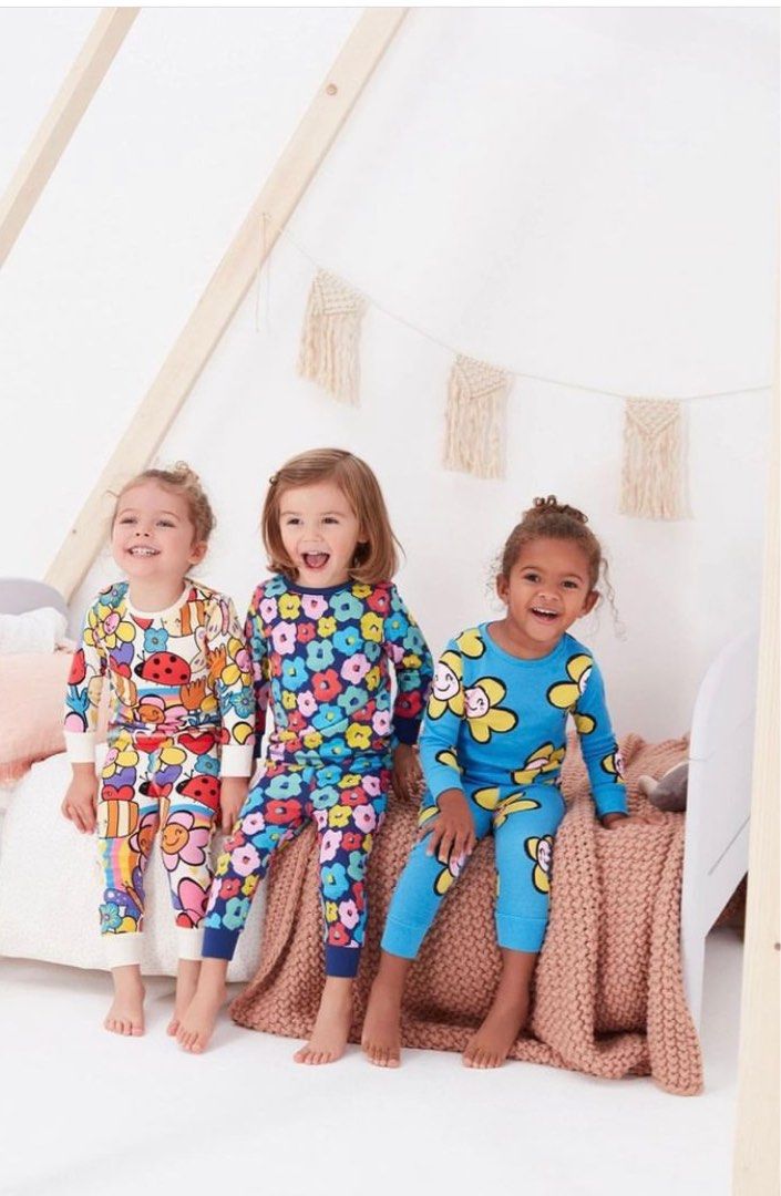 Next UK Multi Bright Flower Pyjamas Code No 1 Babies Kids
