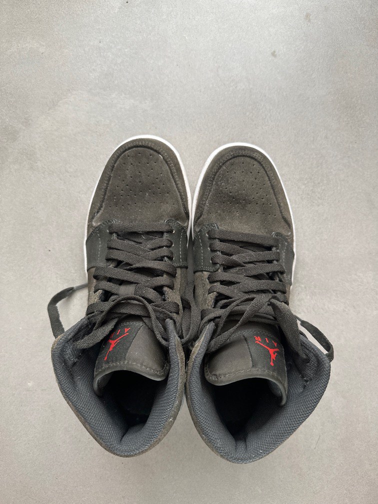 Nike Air Jordan 1 Mid Suede Olive Men s Fashion Footwear