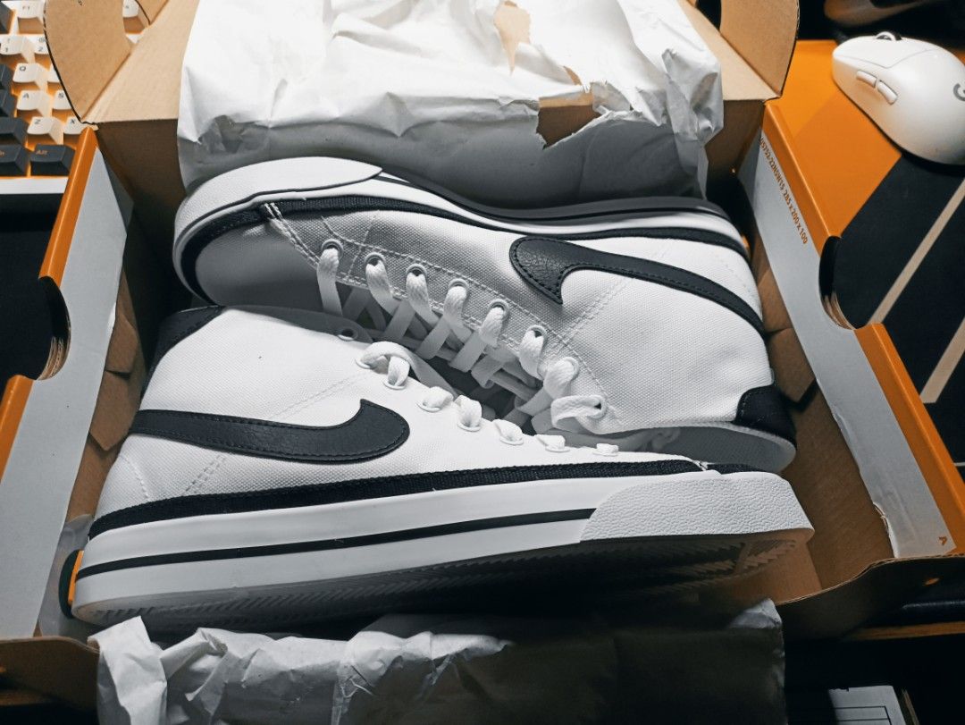 Nike Court Legacy Canvas Mids Men #39 s Fashion Footwear Sneakers on