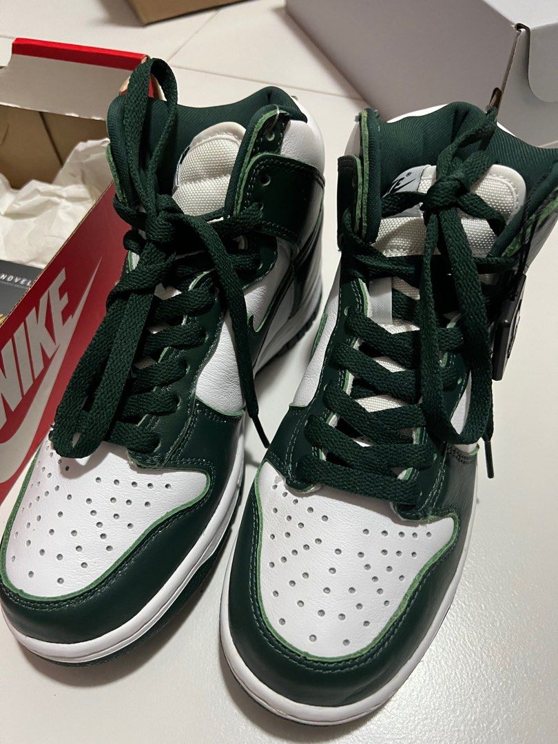 jordan dunk high spartan green