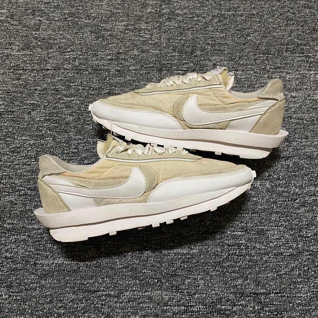 sacai waffle white on feet