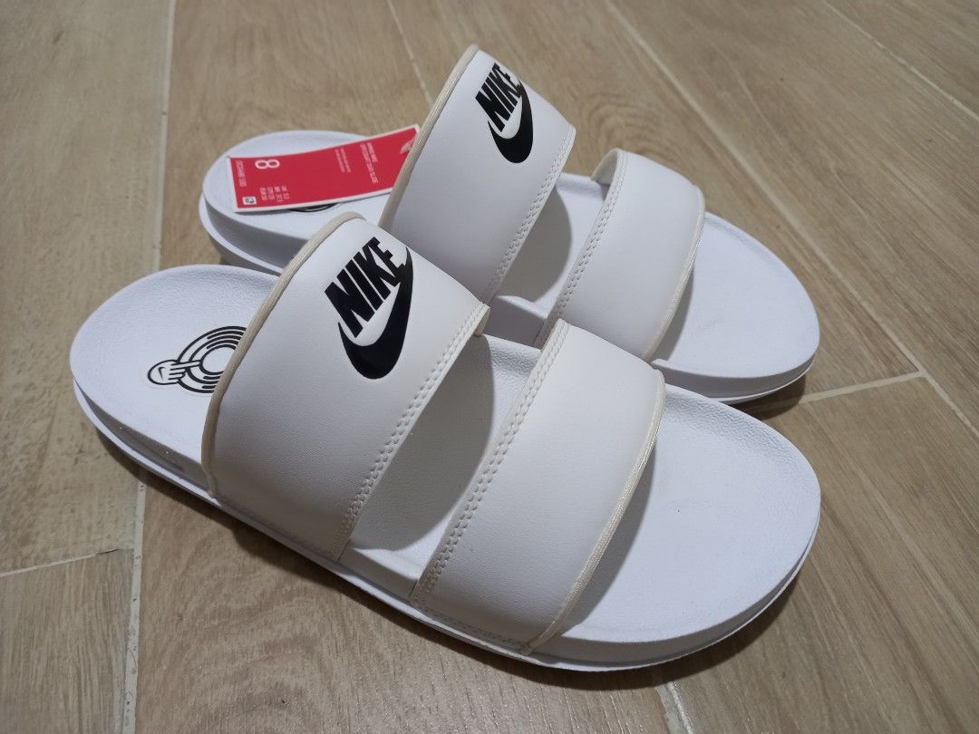 Nike benassi new arrivals slides duo white