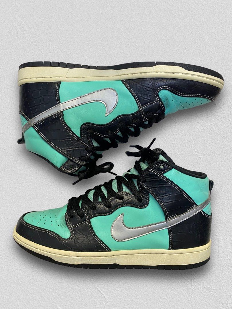 nike sb dunk high diamond tiffany 2013 Men s Fashion Footwear Sneakers on Carousell