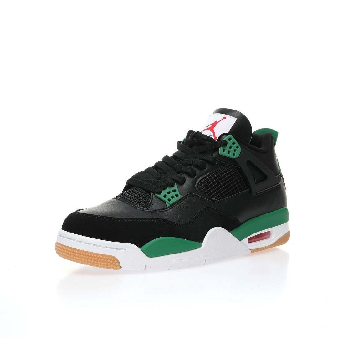 Black and 2024 green jordan 4