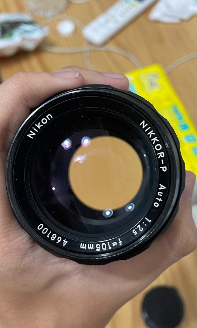 Nikon 105mm f2.5 阿富汗少女鏡定焦鏡, 相機攝影, 鏡頭及裝備在旋轉拍賣
