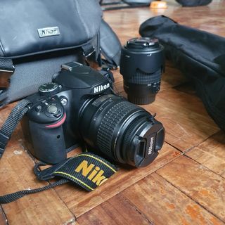 Nikon D3200 (with extra lens, bag, and tripod)