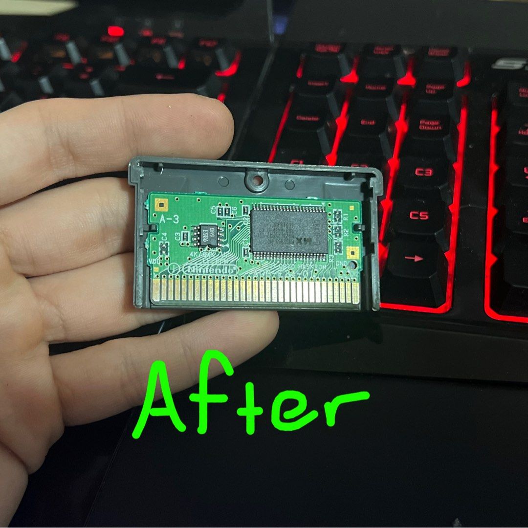 Nintendo gameboy cartridge Battery replacement & Backing up save files