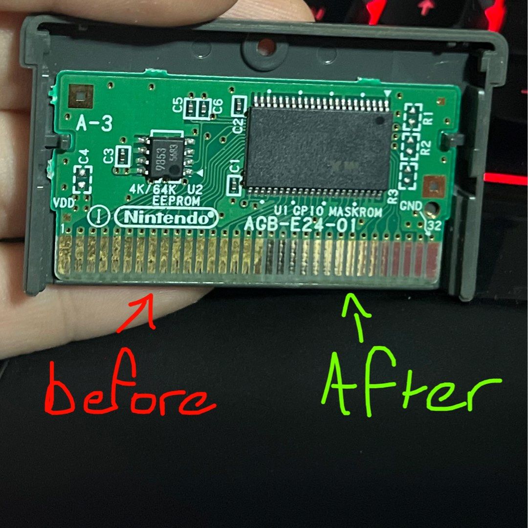 Nintendo gameboy cartridge Battery replacement & Backing up save files